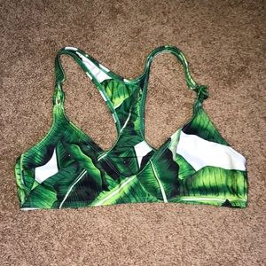 leaf bikini top